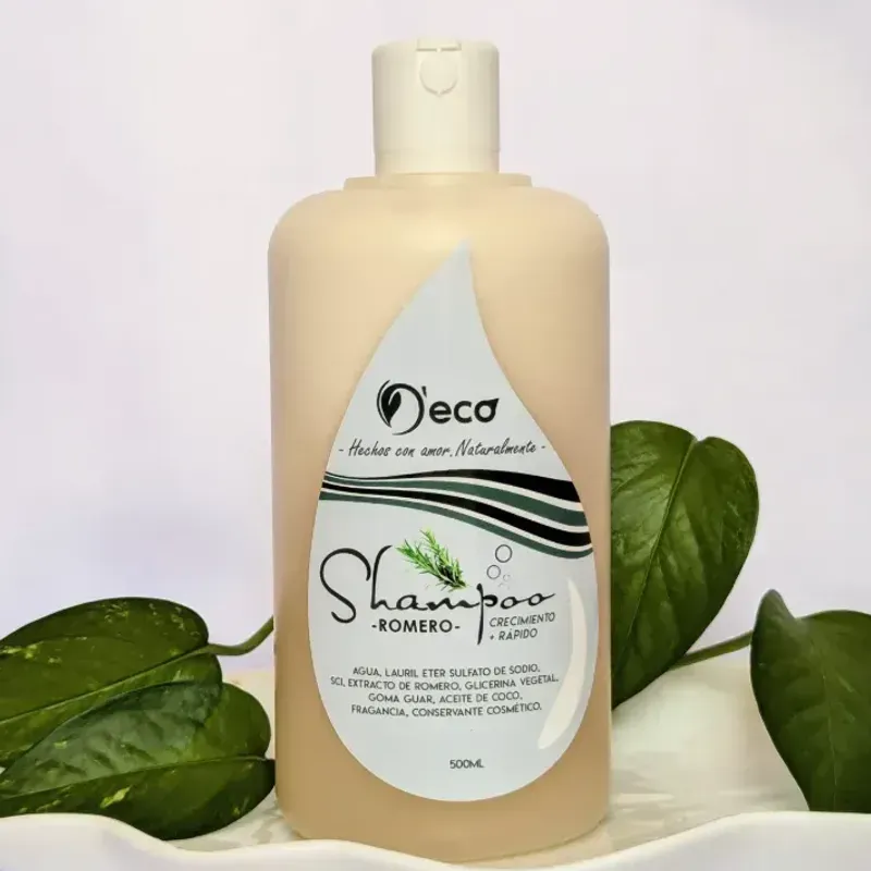 Shampoo de romero crecimiento + rápido