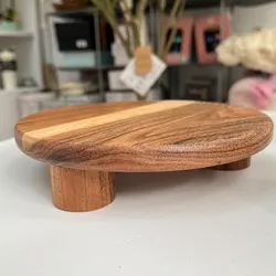 Base redonda de madera