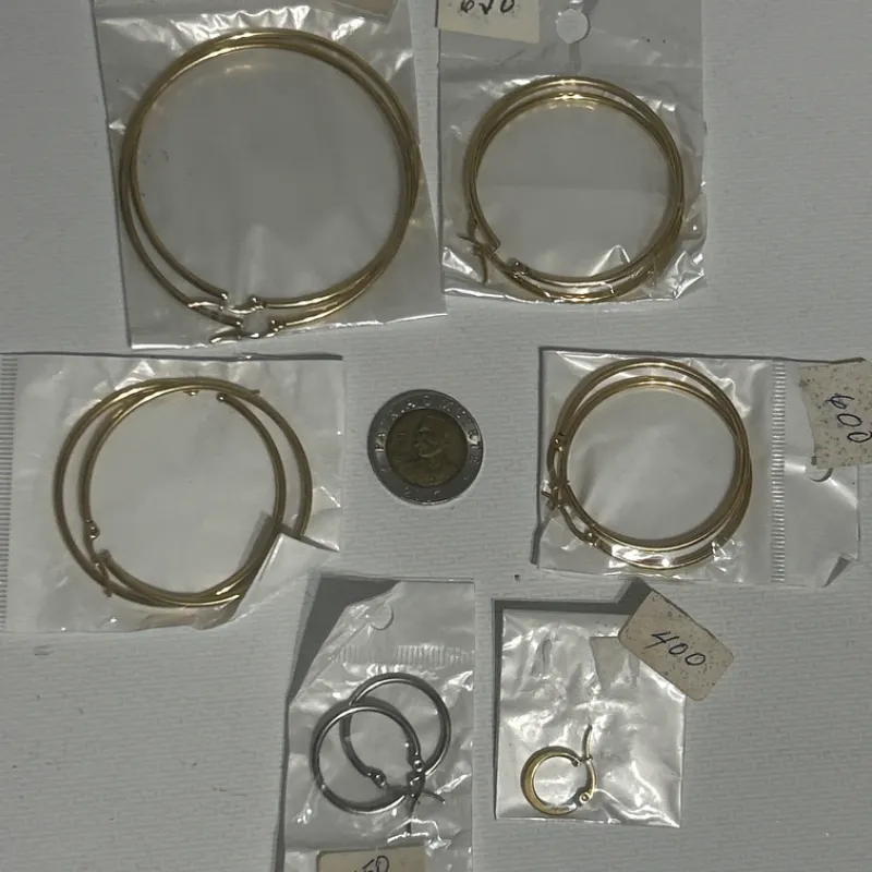 Argollas de Acero Inoxidable 