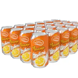 Caja de refrescos Ciego Montero sabor naranja