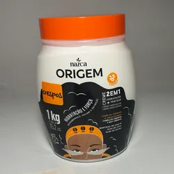 Crema de peinar 2 en 1 para cabello tipo 4A,4B y 4C