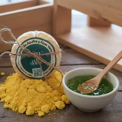 Jabón de azufre y aloe de vera