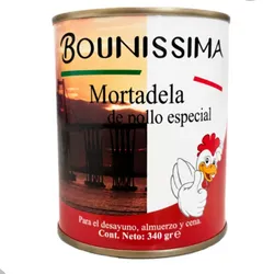Lata de mortadella especial de pollo
