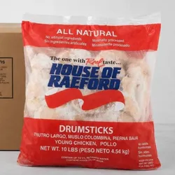 Paquete de muslo de pollo 10Lb