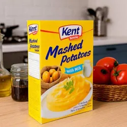 Pure de papas instantáneo con leche