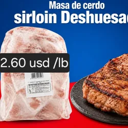 Solomillo de cerdo (la libra a 2.60usd)