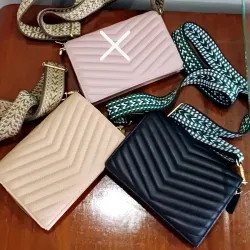 Cartera bandolera de polipiel 