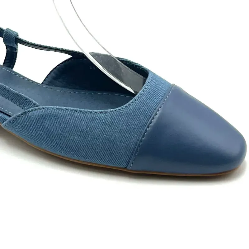 Puntifinos cuadrados de mezclilla 