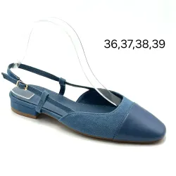 Puntifinos cuadrados de mezclilla 