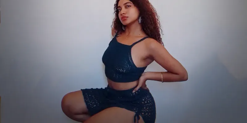 Conjunto saya larga y blusa