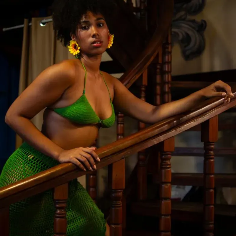 Conjunto saya larga y top