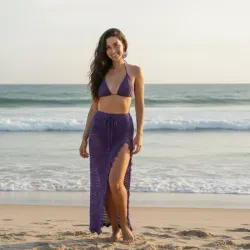 Conjunto saya larga y top