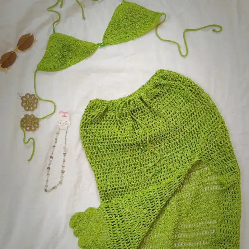 Conjunto saya larga y top