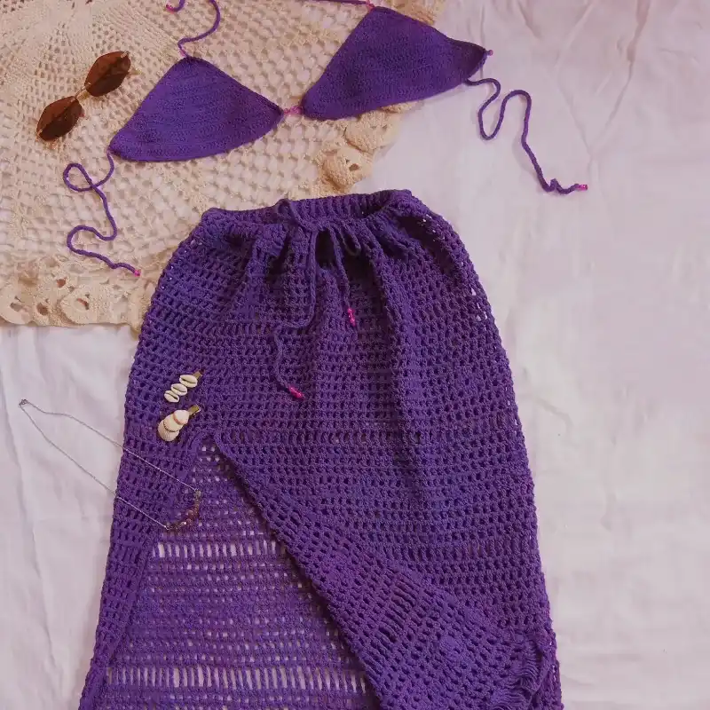 Conjunto saya larga y top