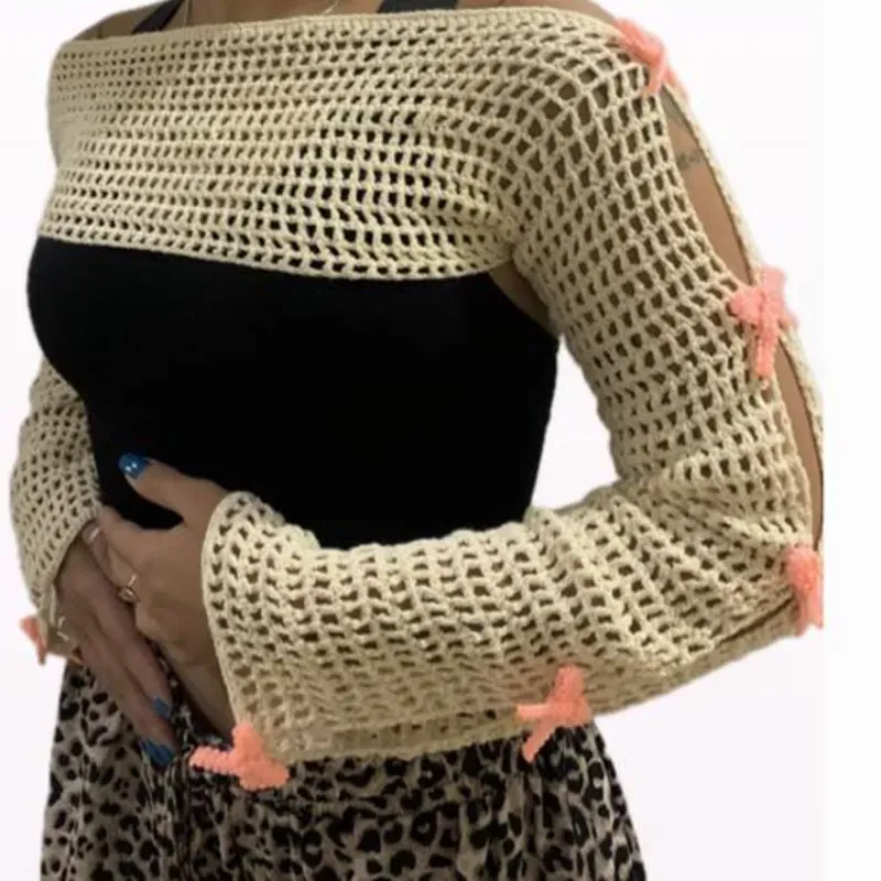 Mangas largas con lacitos 