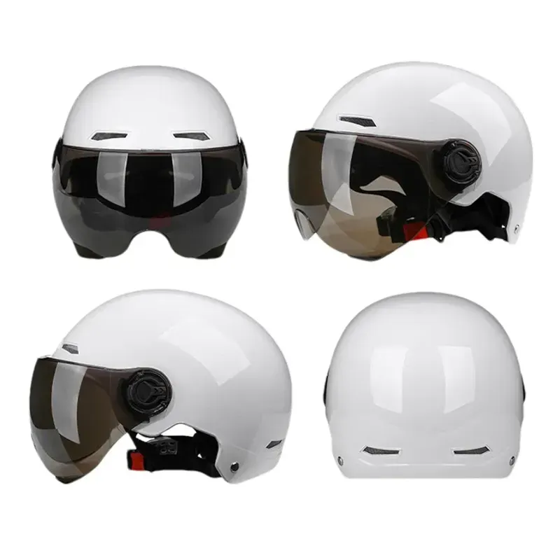 Casco para Moto - Blanco entero