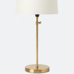 Lampara de mesa - Cuerpo dorado