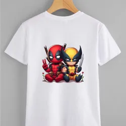 Pullover blanco deadpool&wolverine