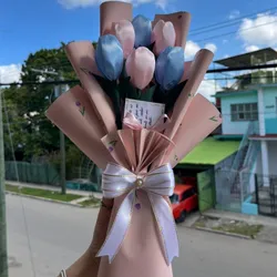 Ramo de 6 tulipanes eternos