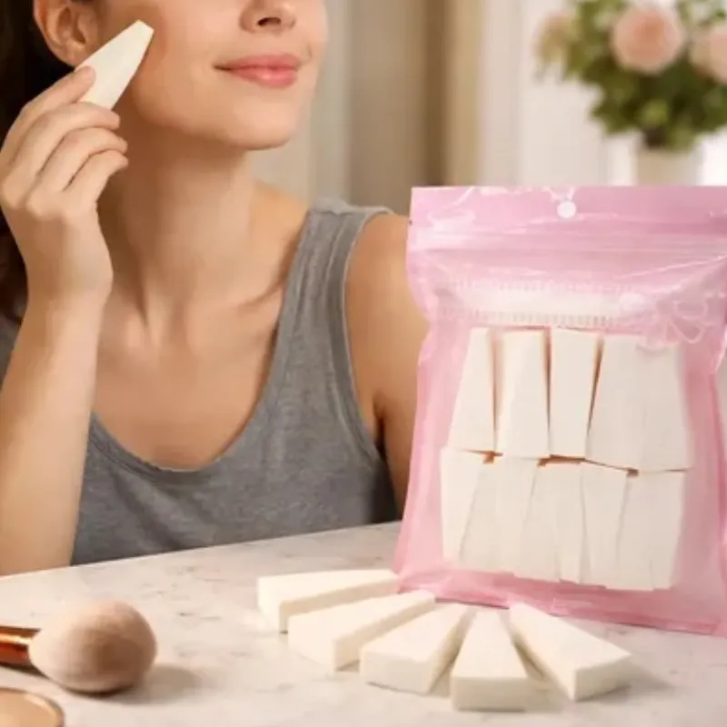 esponjas triangulares de maquillaje