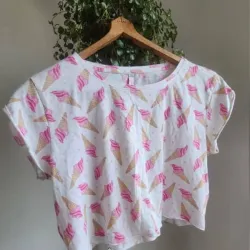 Crop top barquillas 
