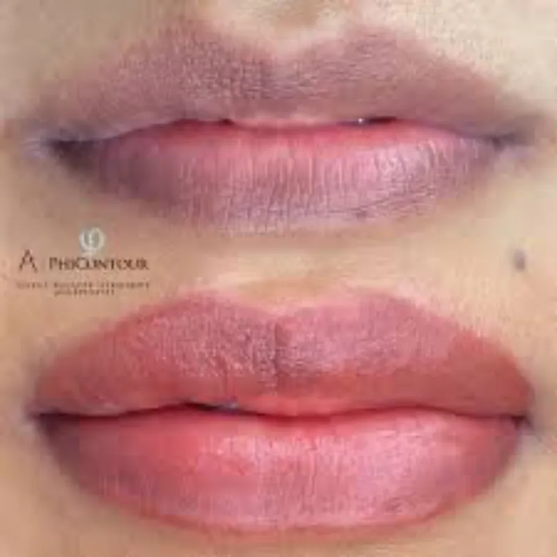 Corrección de Color en Labios 