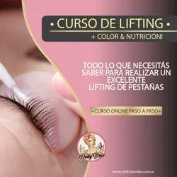 Curso de Lifting, Laminado y tinte Henna 