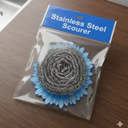 Estropajo acero inoxidable