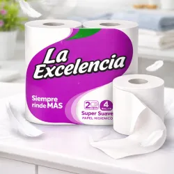 Papel sanitario paquete 4 rollos