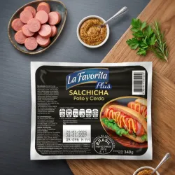 Salchichas de pollo y cerdo La Favorita