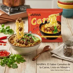 Sopa instantánea sabor carne