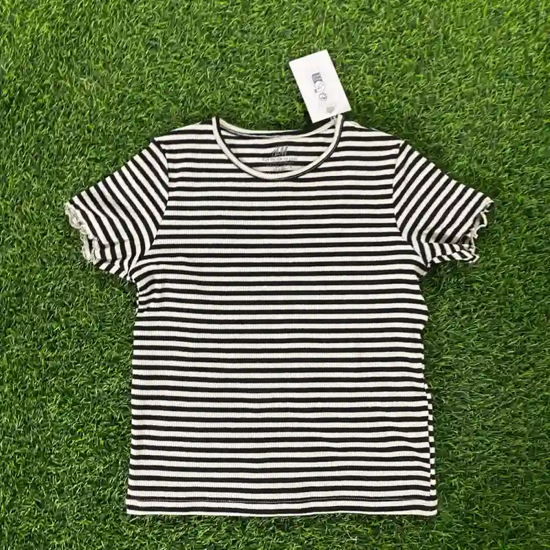Blusa básica de rayas 