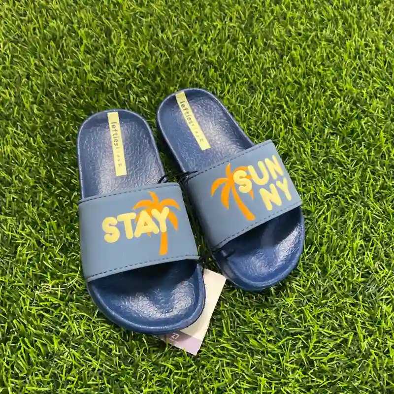 Chanclas azules 