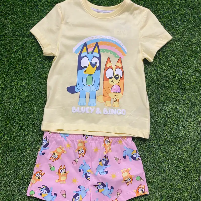 Conjunto bluey amarillo