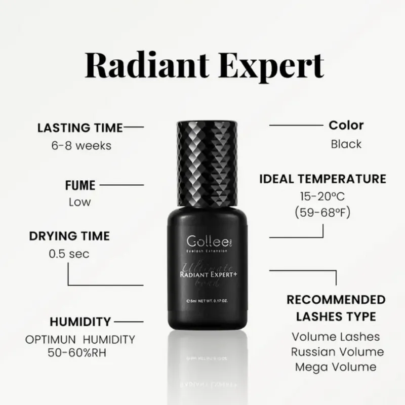 Adhesivo de Pestañas Gollee Negro