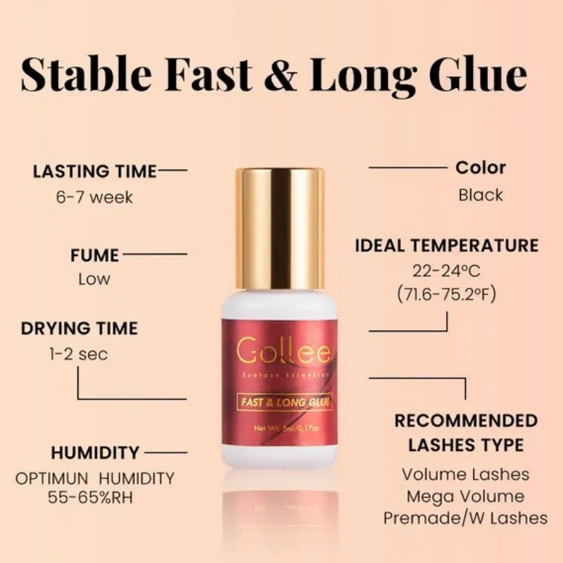 Adhesivo de Pestañas Gollee Rojo