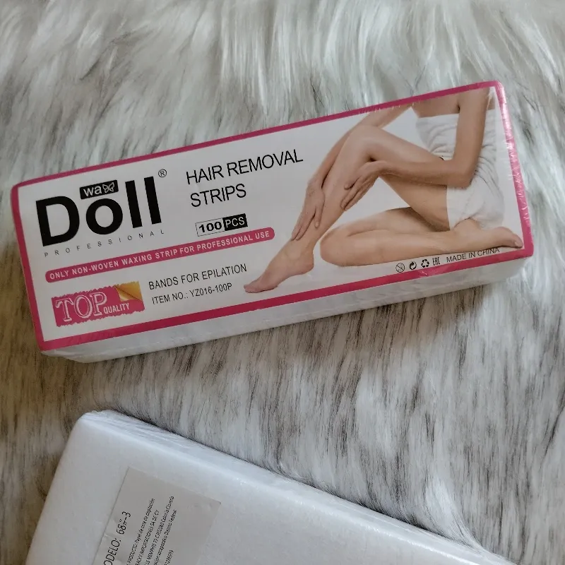 Bandas de Depilación - Algodón (100 pzas)