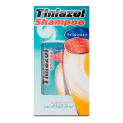 Champú Tiniazol (Ketoconazol) Anticaspa (120 mL)