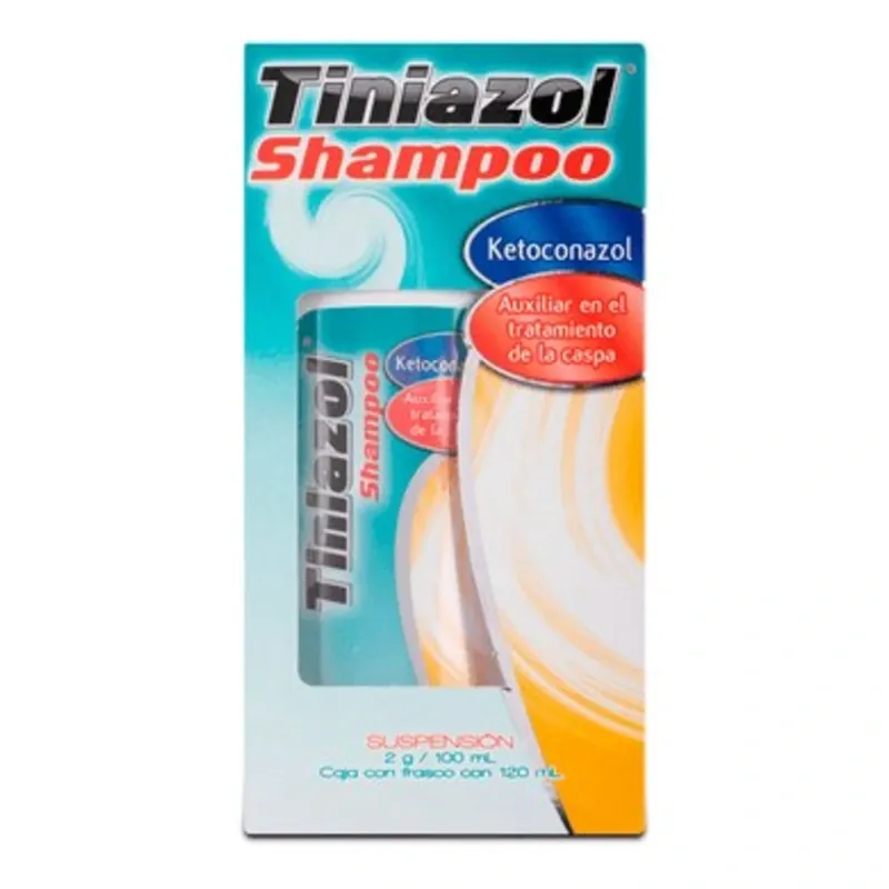 Champú Tiniazol (Ketoconazol) Anticaspa (120 mL)