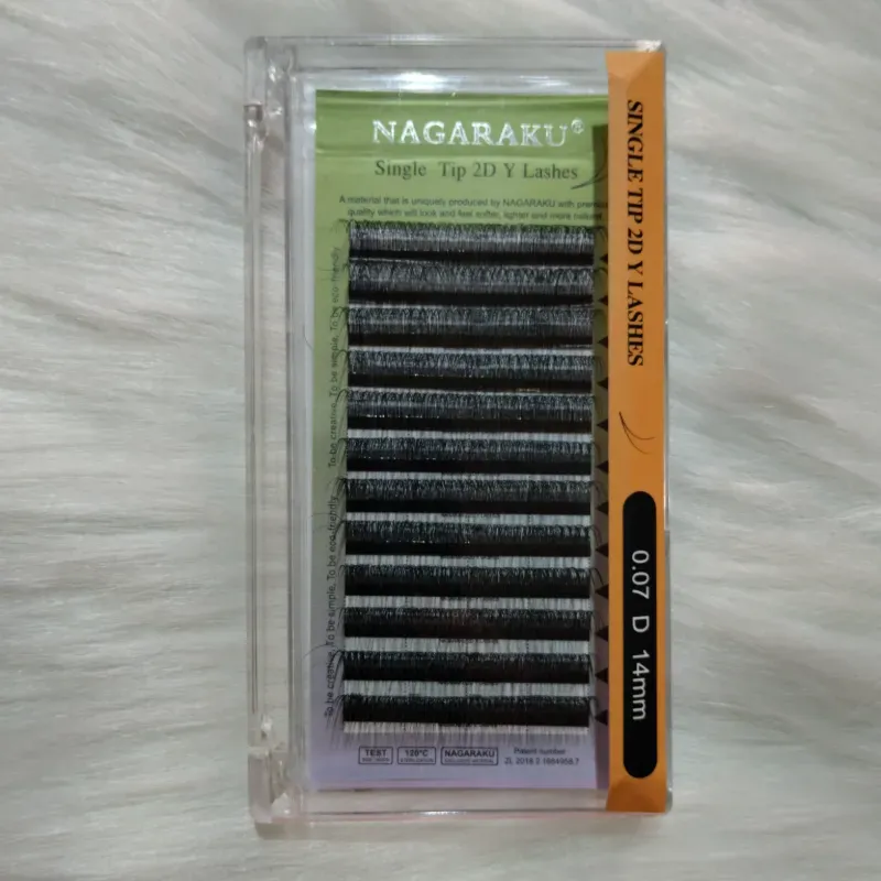 Pestaña 2D(Y) 0.07D 14mm - Nagaraku