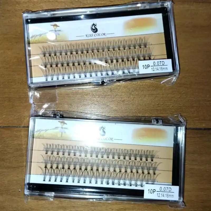 Pestañas Grupales - Kiss Color 10P 0.07D 12.14.16mm