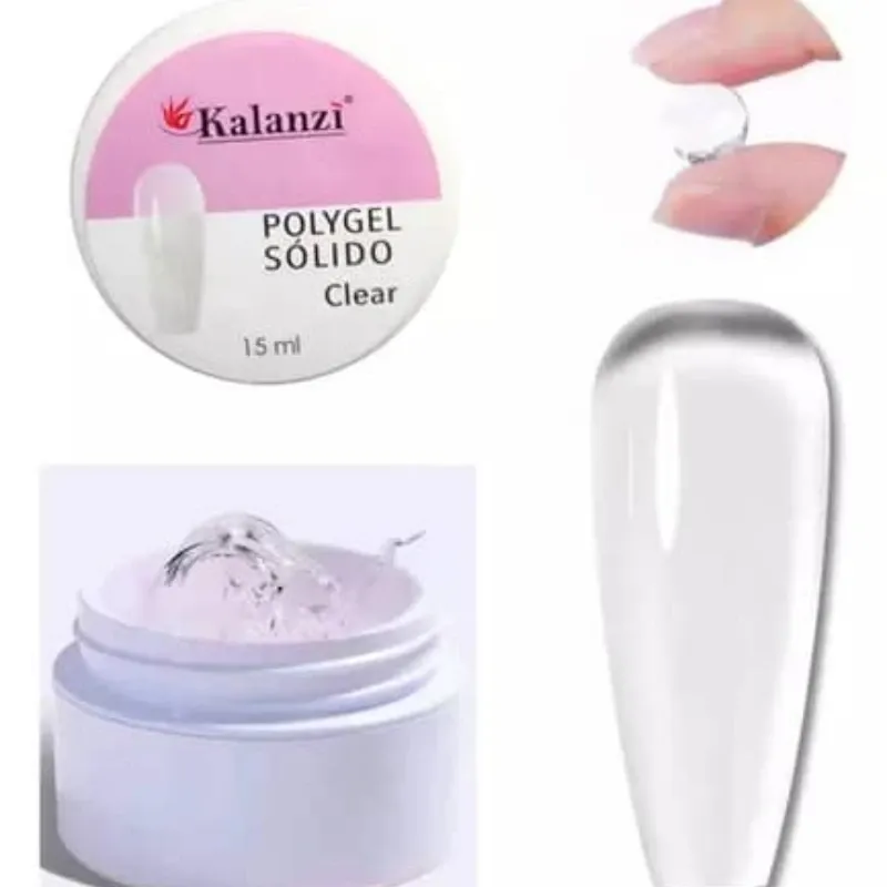 Poligel Sólido Transparente (15ml) 