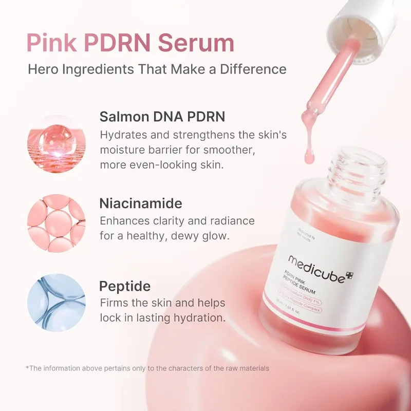 Sérum de Péptidos Rosa PDRN - Medicube