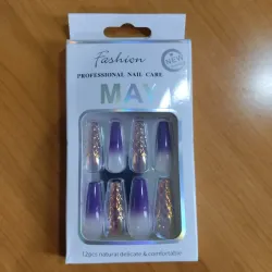 Uñas Postizas con Diseño (12 pzas) M03