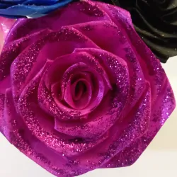 Efecto brillantina fucsia