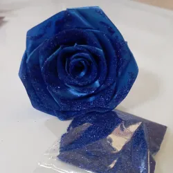 Efecto brillantina azul 