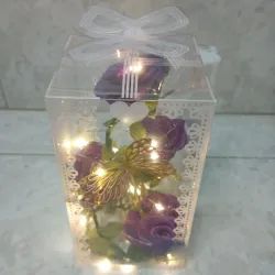 Lámpara de rosas