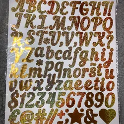 Pegatinas brillantes doradas 