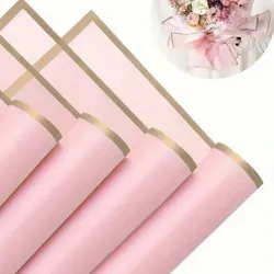 Rosada con vivos dorados 