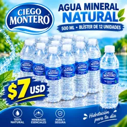 Agua Natural Ciego Montero